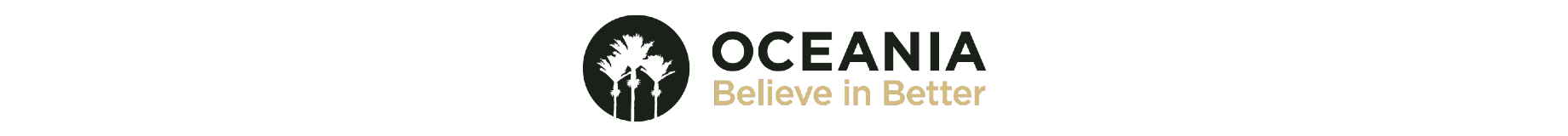 Oceania logo believe in better